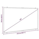 vidaXL Projectiescherm Wand 120" 16:9 - 39% Korting!