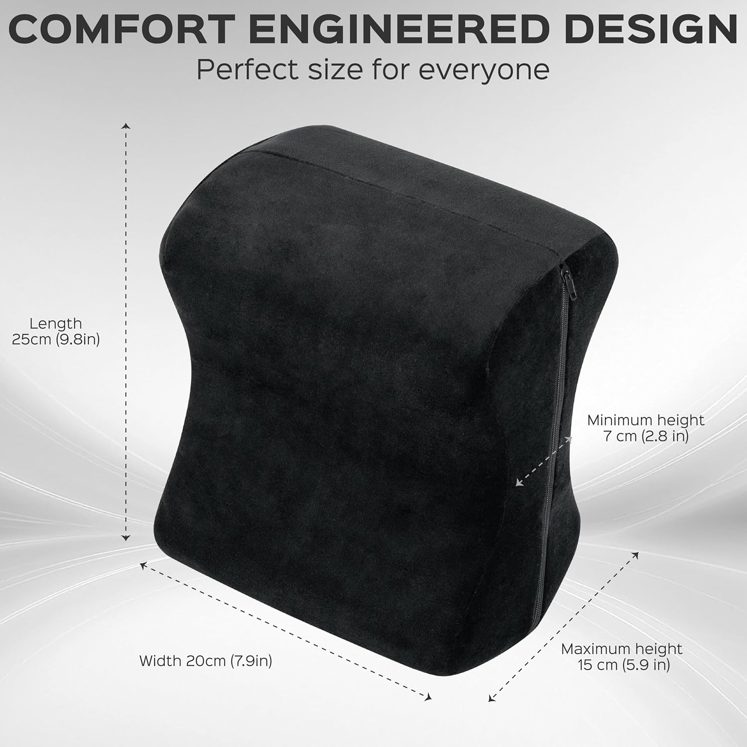 Bonmedico Ergonomisch Kniekussen met Traagschuim - 24% Korting