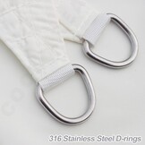 Waterdicht Zonnedoek Beige 4x4m - 27% Korting