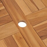 VidaXL Inklapbare Teakhouten Tuintafel (85x76 cm) - 34% Korting!