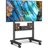 Rfiver TV Standaard met Wielen & Plank - 50-86 inch - 28% Korting!