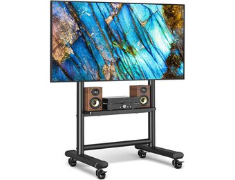 Rfiver TV Standaard met Wielen & Plank - 50-86 inch - 28% Korting!