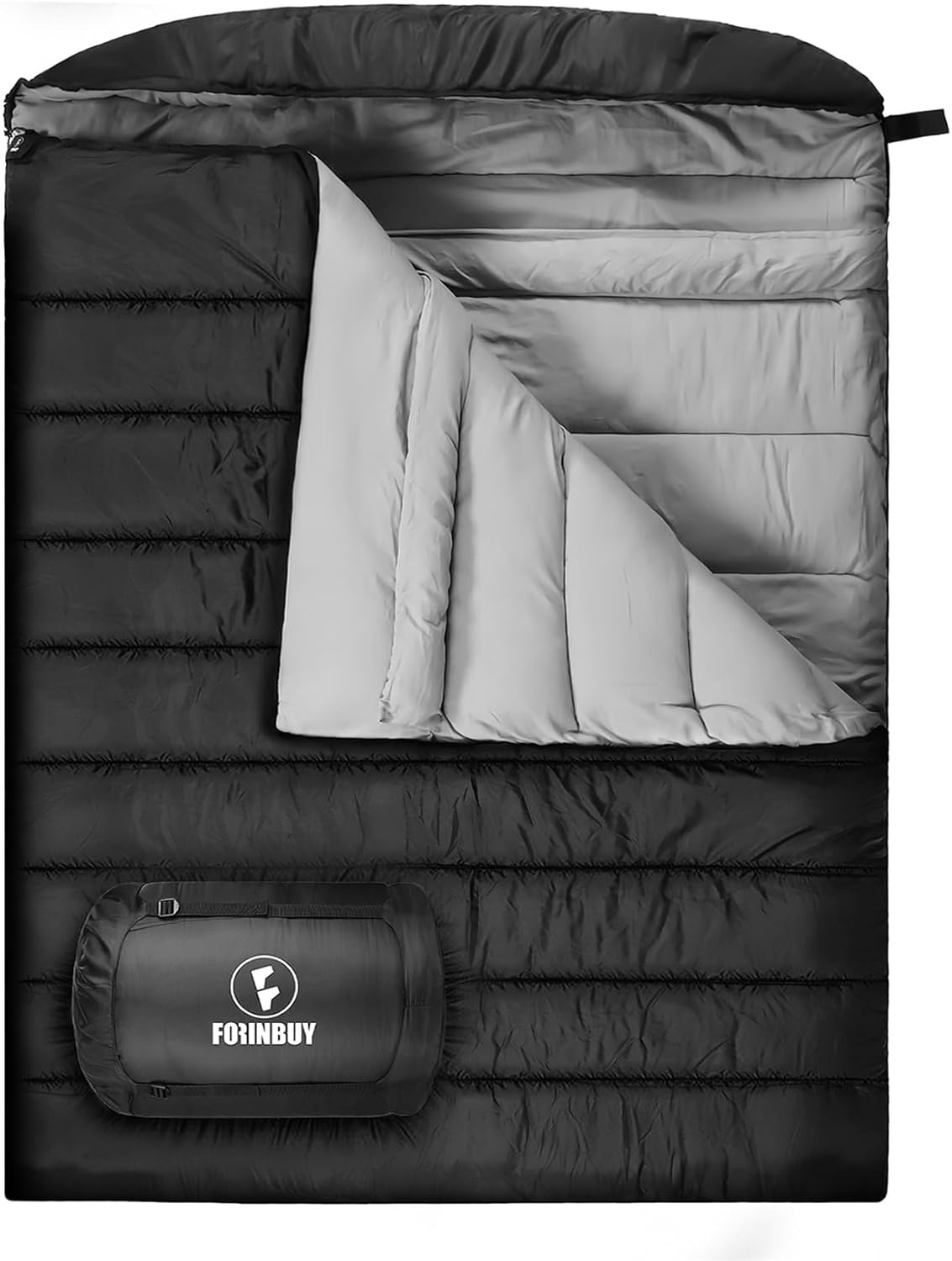 Dubbele Slaapzak 0°C - Winter - 2 pers. - 25% Korting