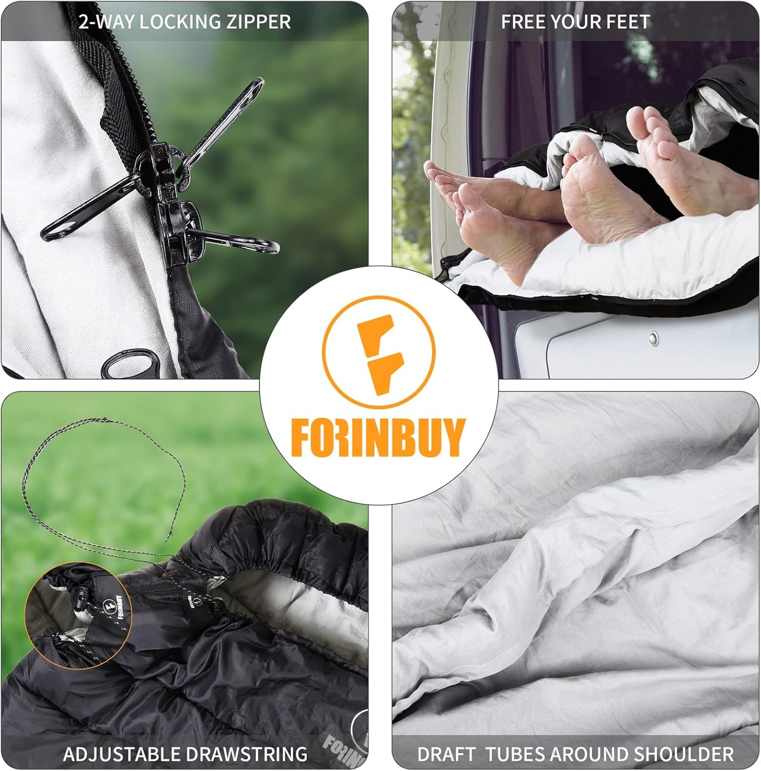 Dubbele Slaapzak 0°C - Winter - 2 pers. - 25% Korting