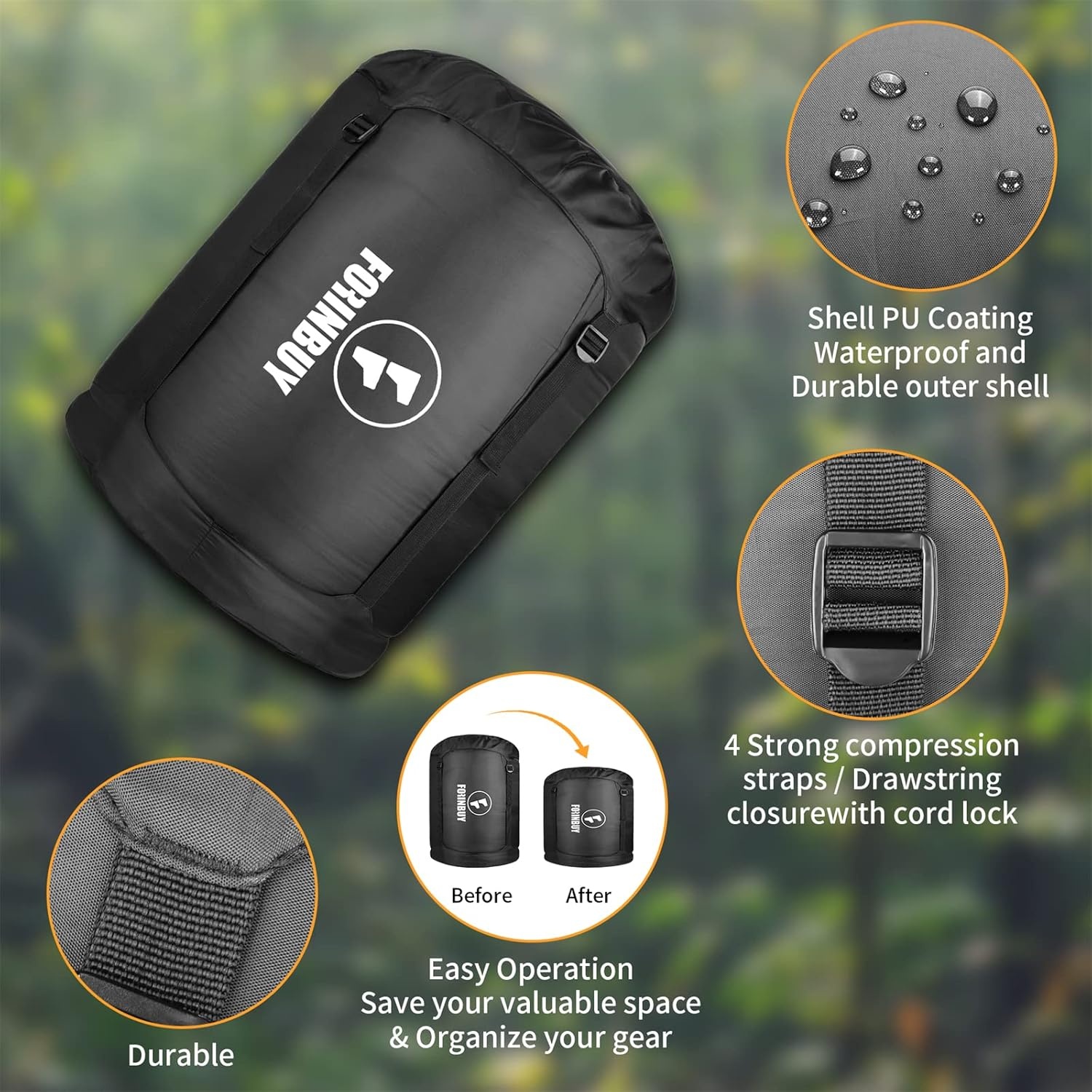 Dubbele Slaapzak 0°C - Winter - 2 pers. - 25% Korting