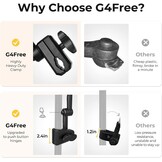 G4Free XL Parasol met Klem - UPF 50+ Zonwering - 29% Korting