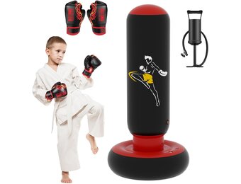 QPAU Kinder Bokszak - 168cm - 55% Korting!