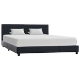 Zwart Kunstleer Bedframe (160x200 cm) - 34% Korting!