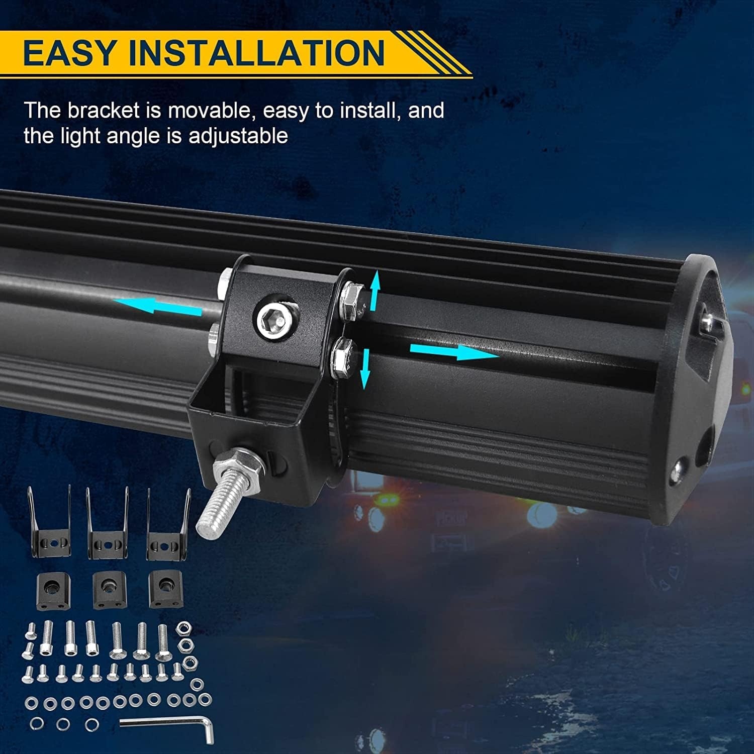 AUXTINGS 86cm LED Lichtbalk 468W - 28% Korting