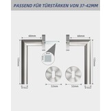 Roestvrij Staal Deurkrukken Binnendeuren - Zilver (8% Korting)