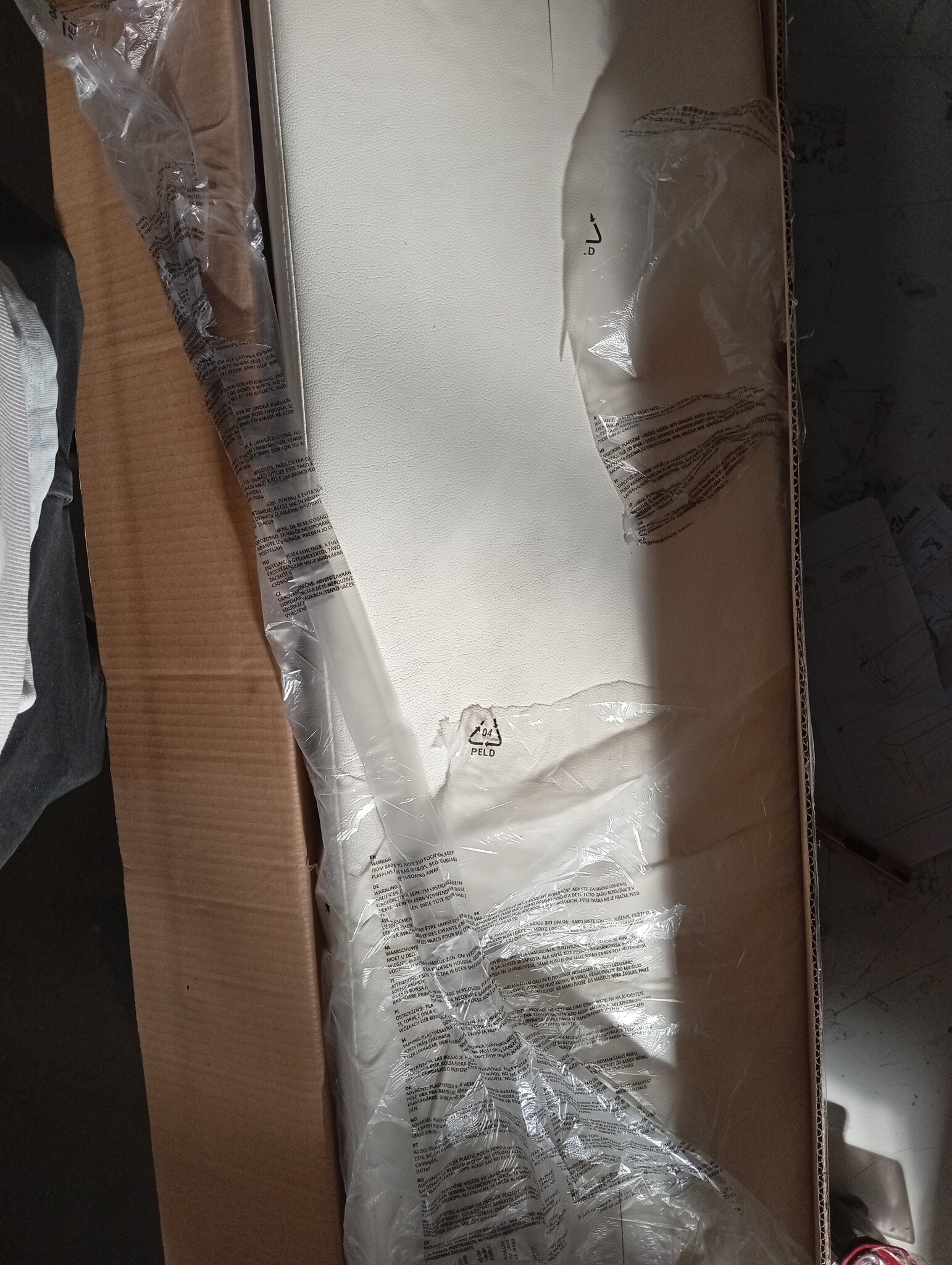 VidaXL Bankje Crème Kunstleer - 50% Korting!