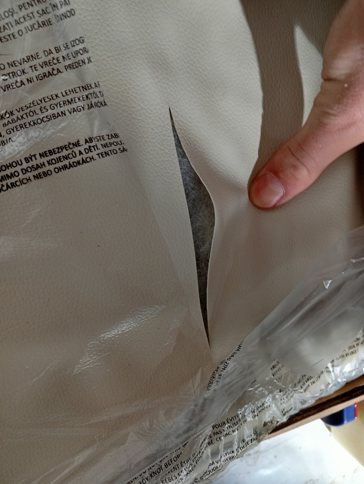 VidaXL Bankje Crème Kunstleer - 50% Korting!