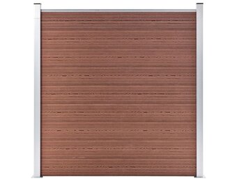 vidaXL Schutting 180x186cm Bruin - 55% Korting!