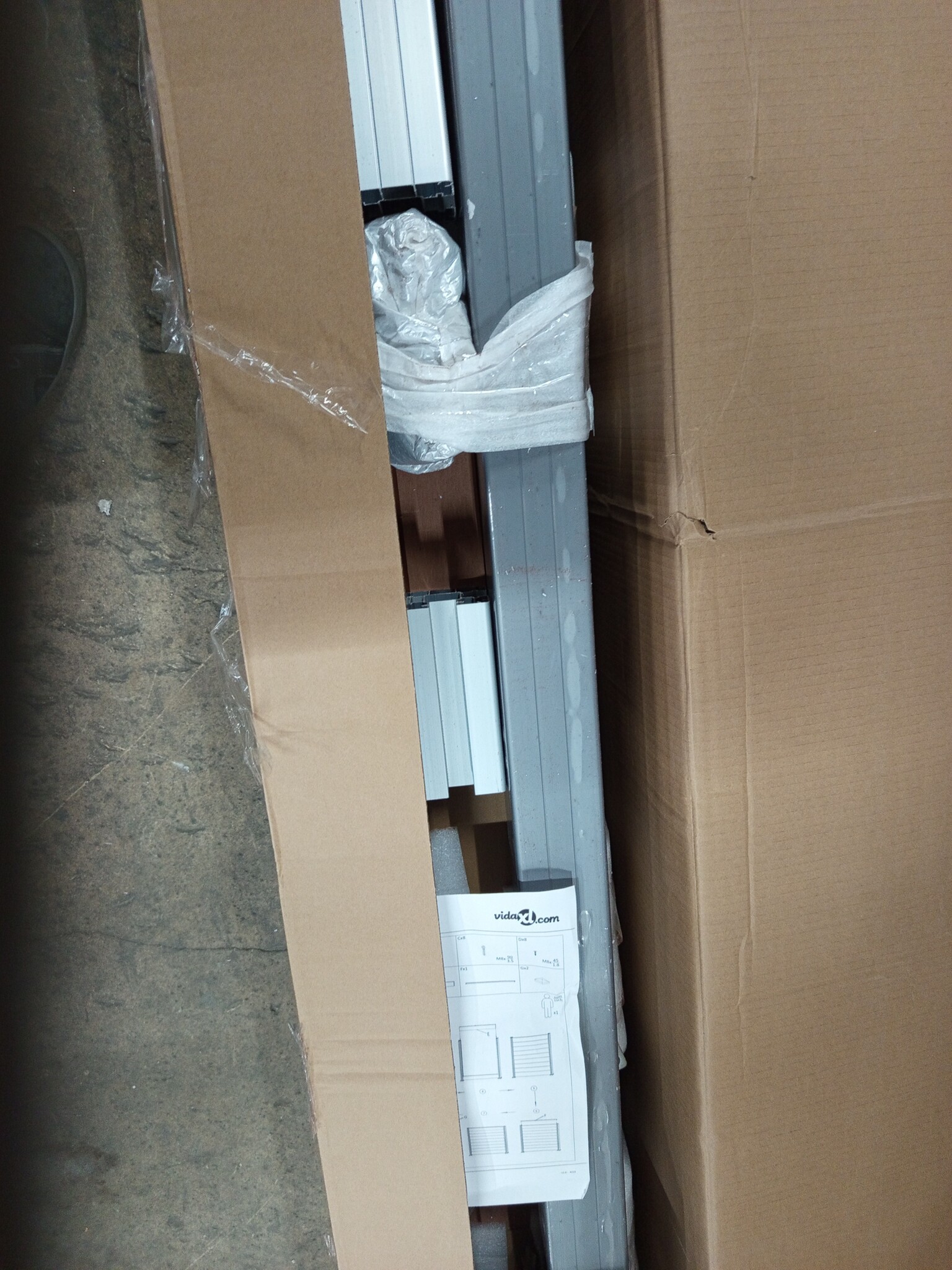 vidaXL Schutting 180x186cm Bruin - 55% Korting!