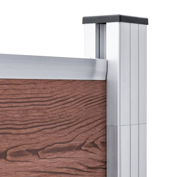 vidaXL Schutting 180x186cm Bruin - 55% Korting!