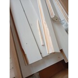 vidaXL Schuifdeur Wit 90x208cm Massief Grenenhout - 67% Korting