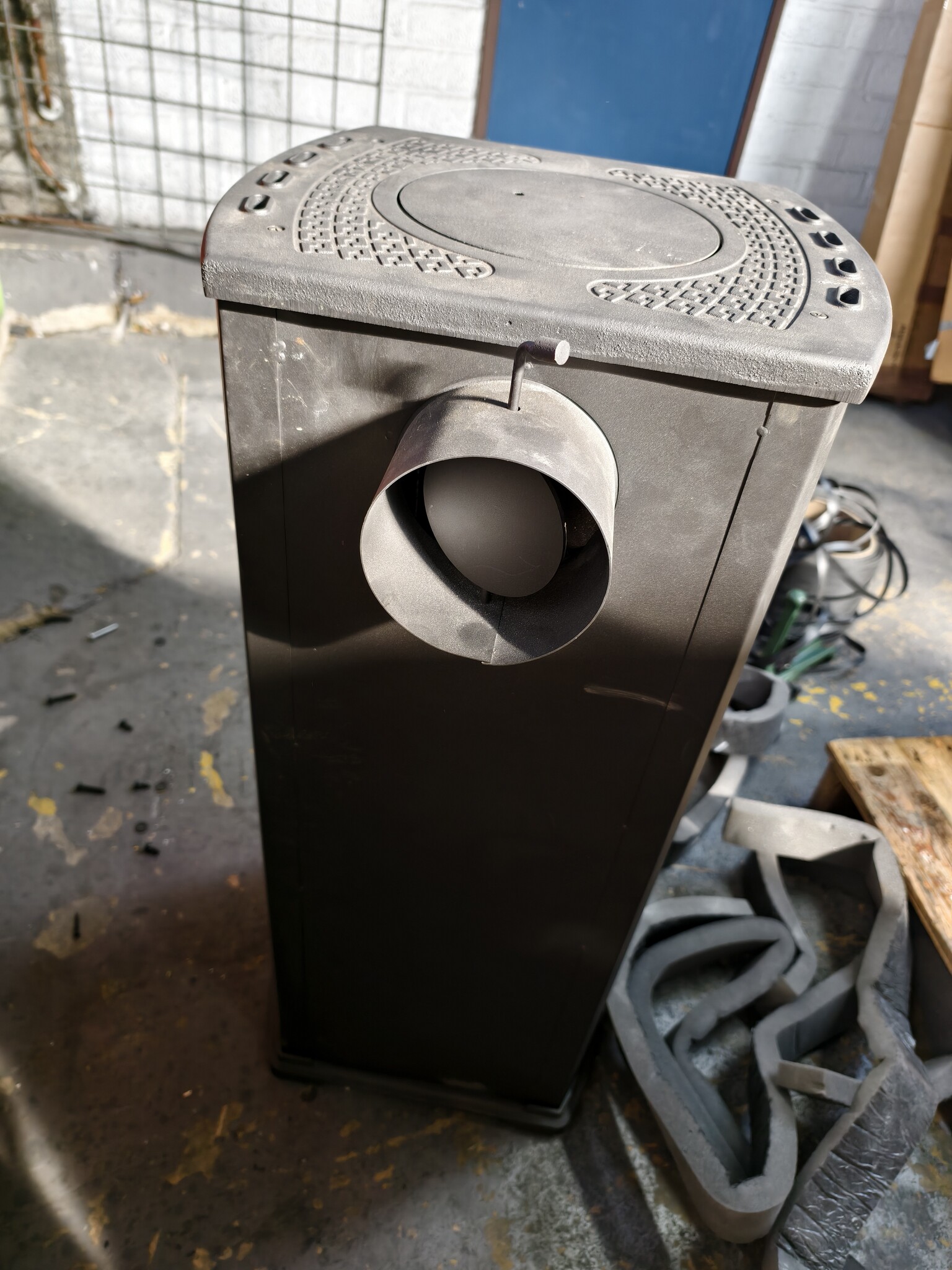 Houtkachel EKONOMIK LUX - 8,5kW Antraciet/Beige - 60% Korting