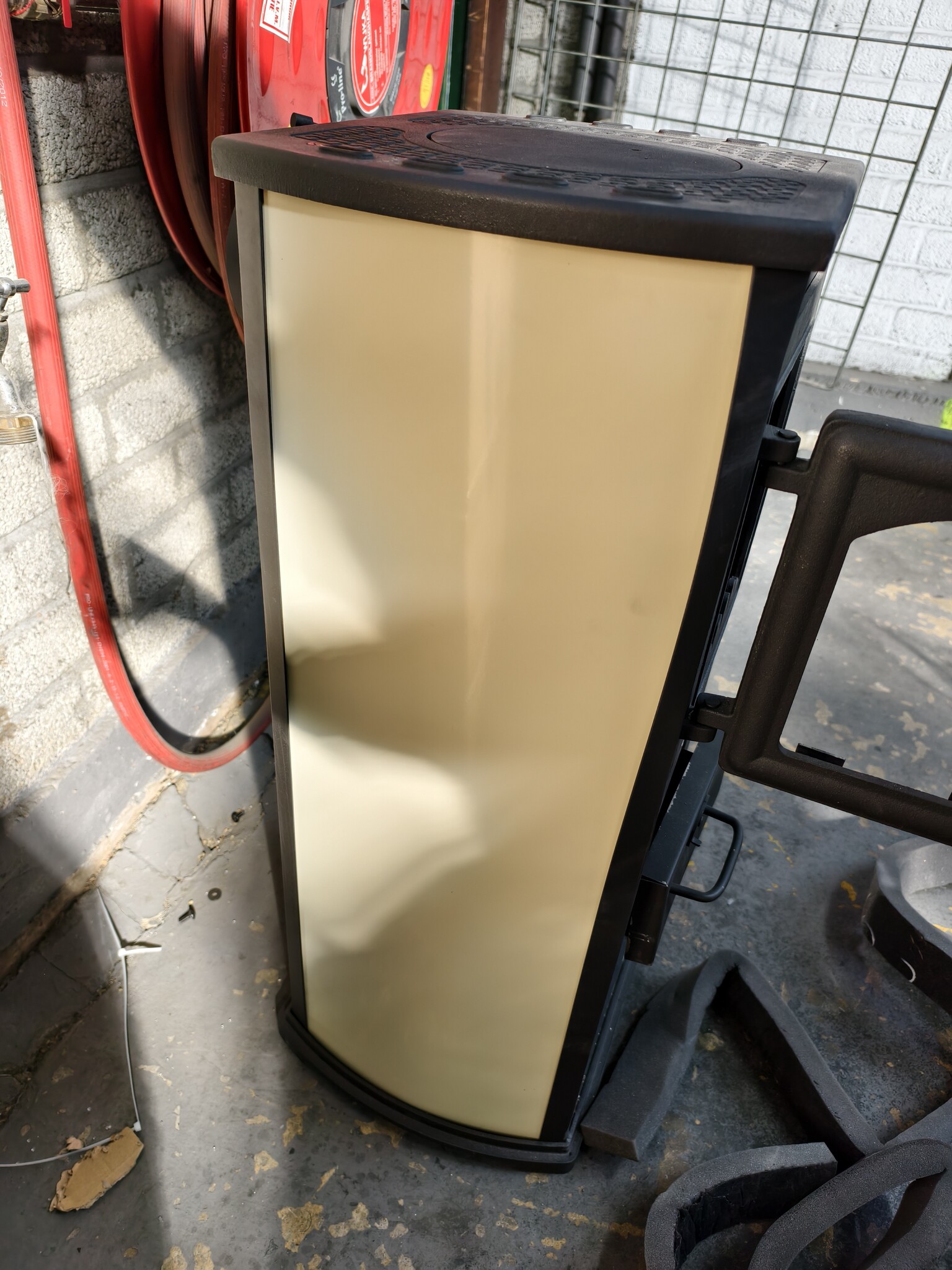 Houtkachel EKONOMIK LUX - 8,5kW Antraciet/Beige - 60% Korting