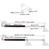X AUTOHAUX Gasveren 300N (4 stuks) - Achterklep Dempers - 23% Korting!