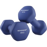 SONGMICS Dumbbells Set Blauw (2x4kg) - Nu 23% Korting!