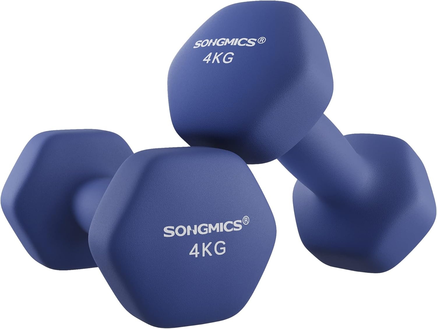 SONGMICS Dumbbells Set Blauw (2x4kg) - Nu 23% Korting!