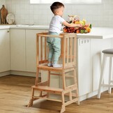 COSYLAND Leertoren FSC Bamboe met Kantelbeveiliging - 26% Korting