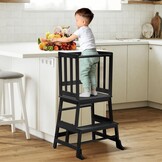 COSYLAND Leertoren FSC Bamboe met Kantelbeveiliging - 26% Korting