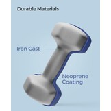 SONGMICS Dumbbells Set Blauw (2x4kg) - Nu 23% Korting!