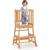 COSYLAND Leertoren FSC Bamboe met Kantelbeveiliging - 26% Korting