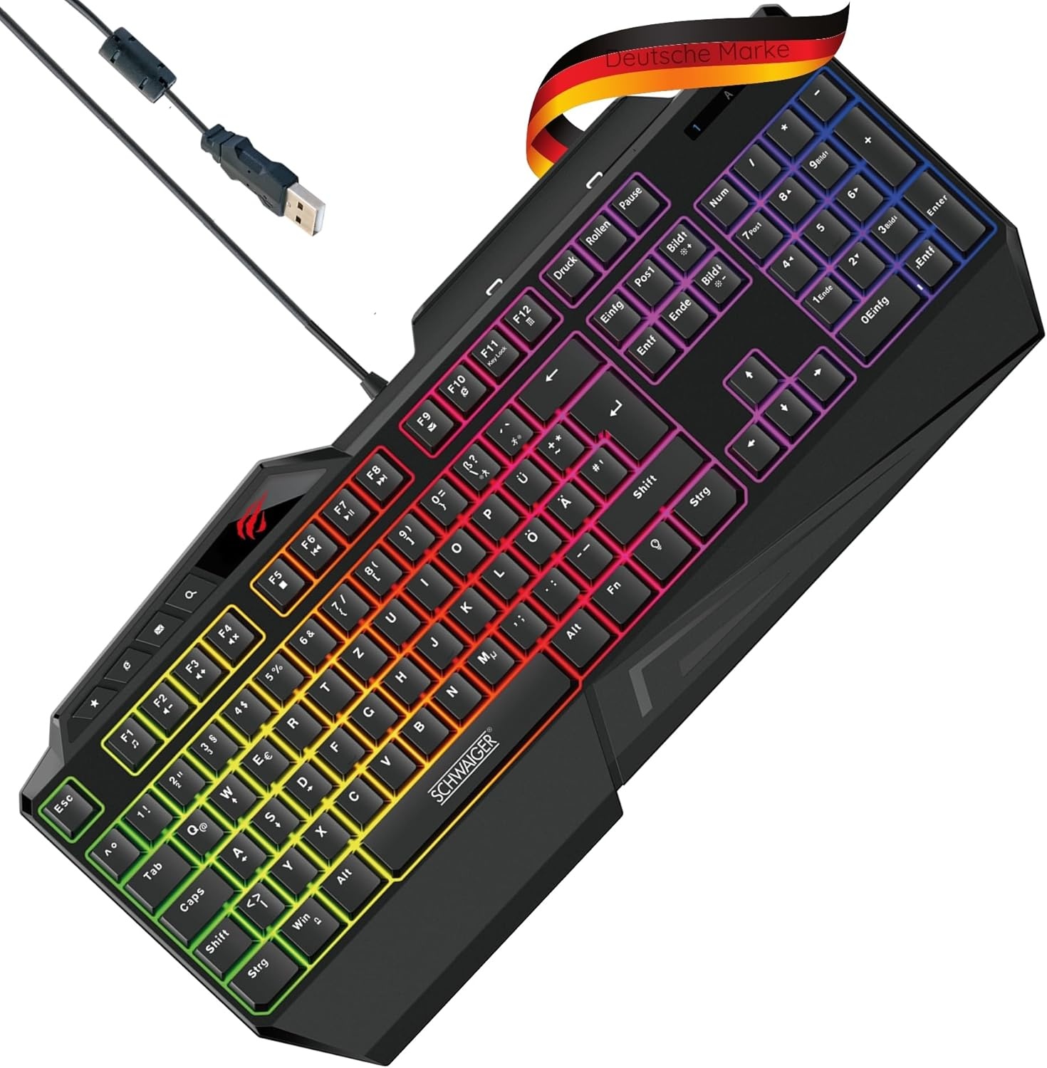 Schwaiger GT108 Gaming Toetsenbord - 19% Korting!