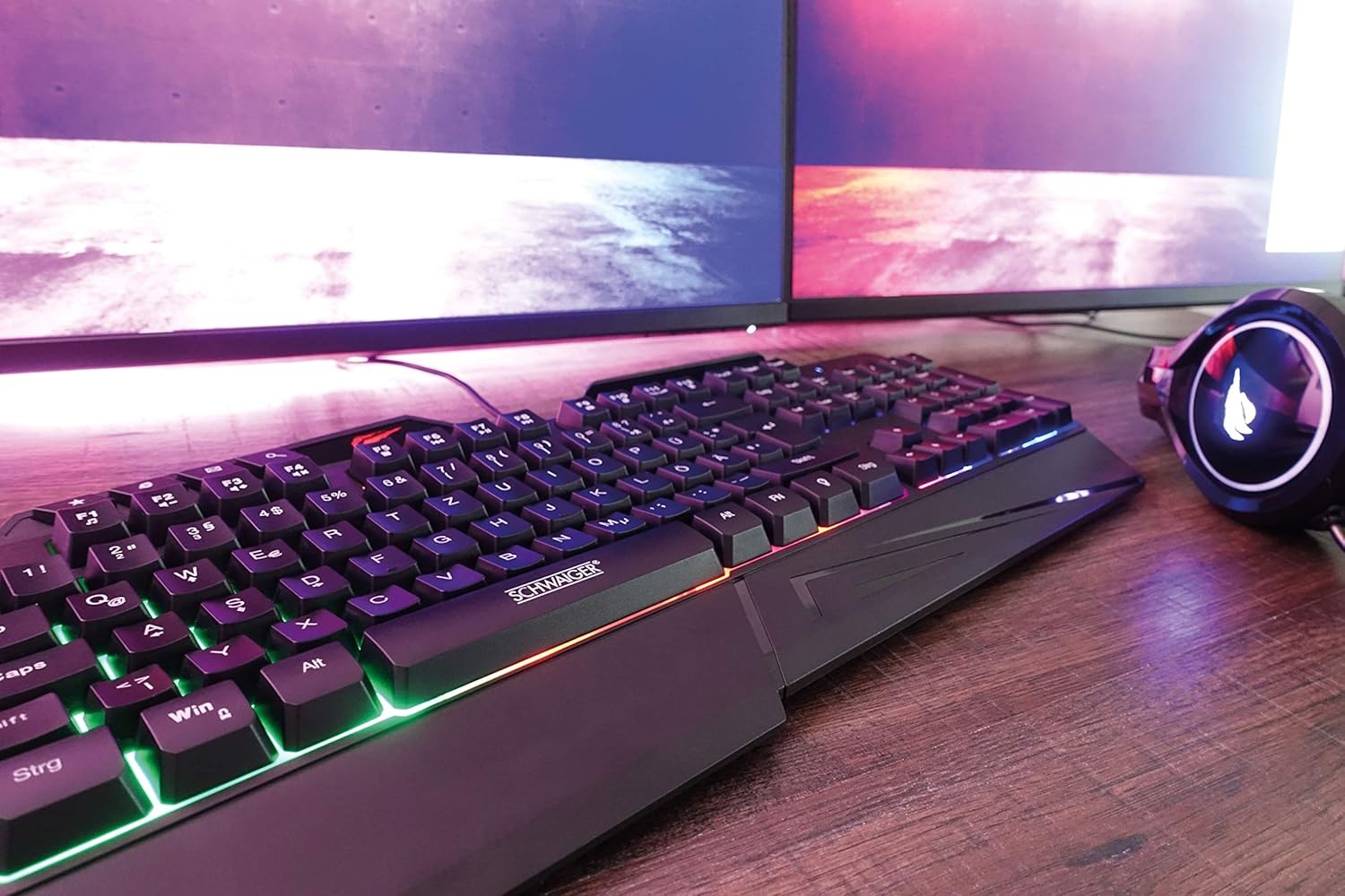 Schwaiger GT108 Gaming Toetsenbord - 19% Korting!