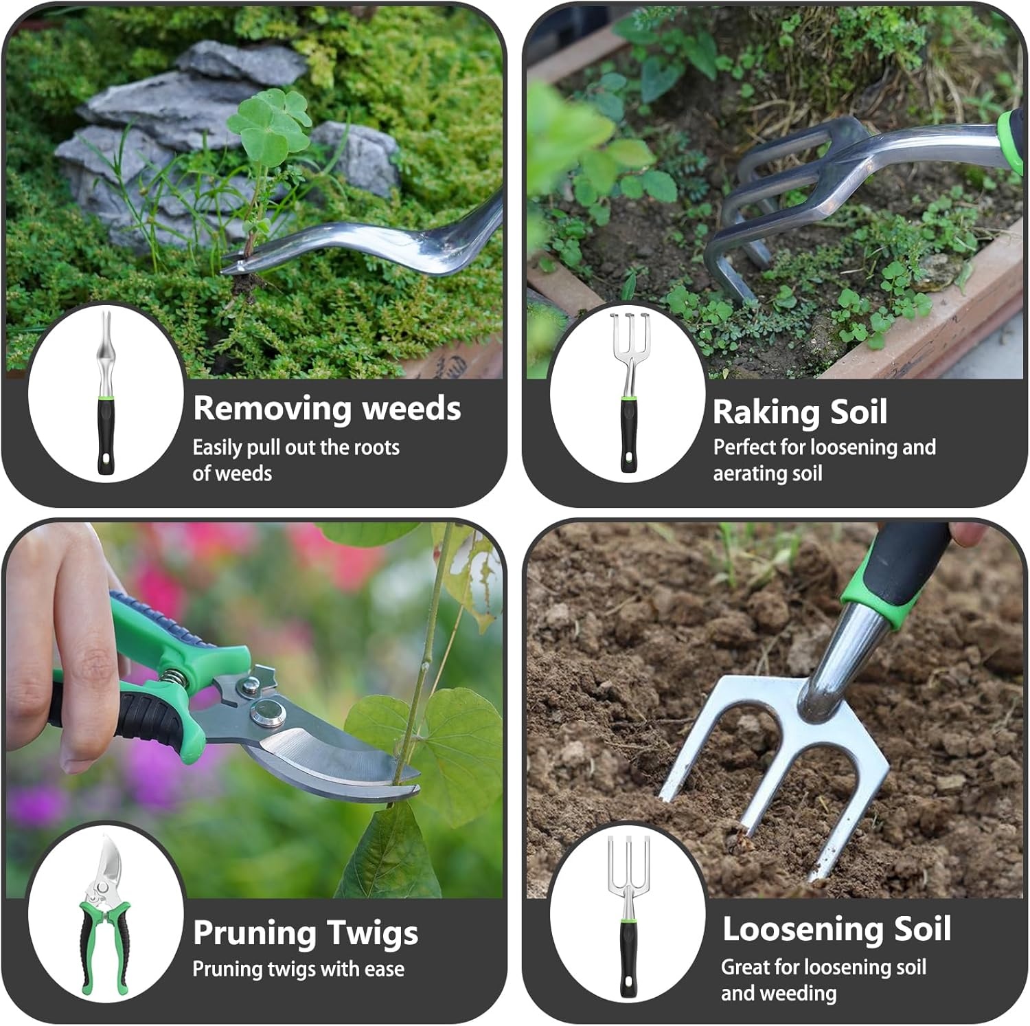 11-delige Tuingereedschap Set met Tas | 23% Korting