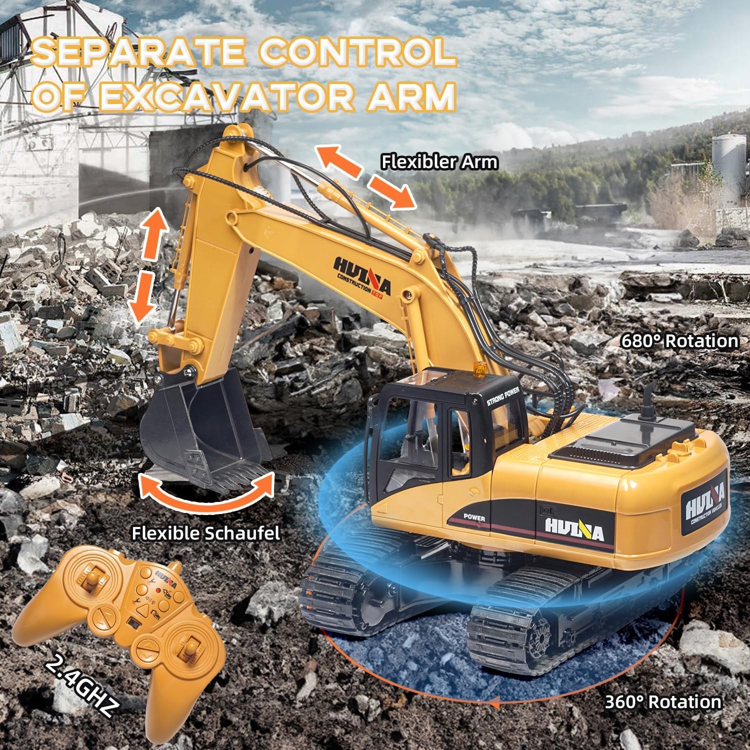 RC Graafmachine 1:14 - 15 Kanaals - Met 29% Korting!