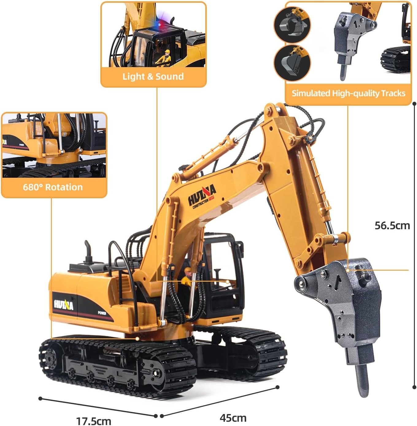 RC Graafmachine 1:14 - 15 Kanaals - Met 29% Korting!