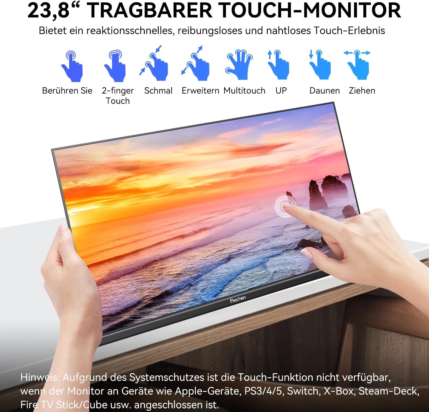23,8" Touchscreen Monitor (Geretourneerd) - 29% Korting