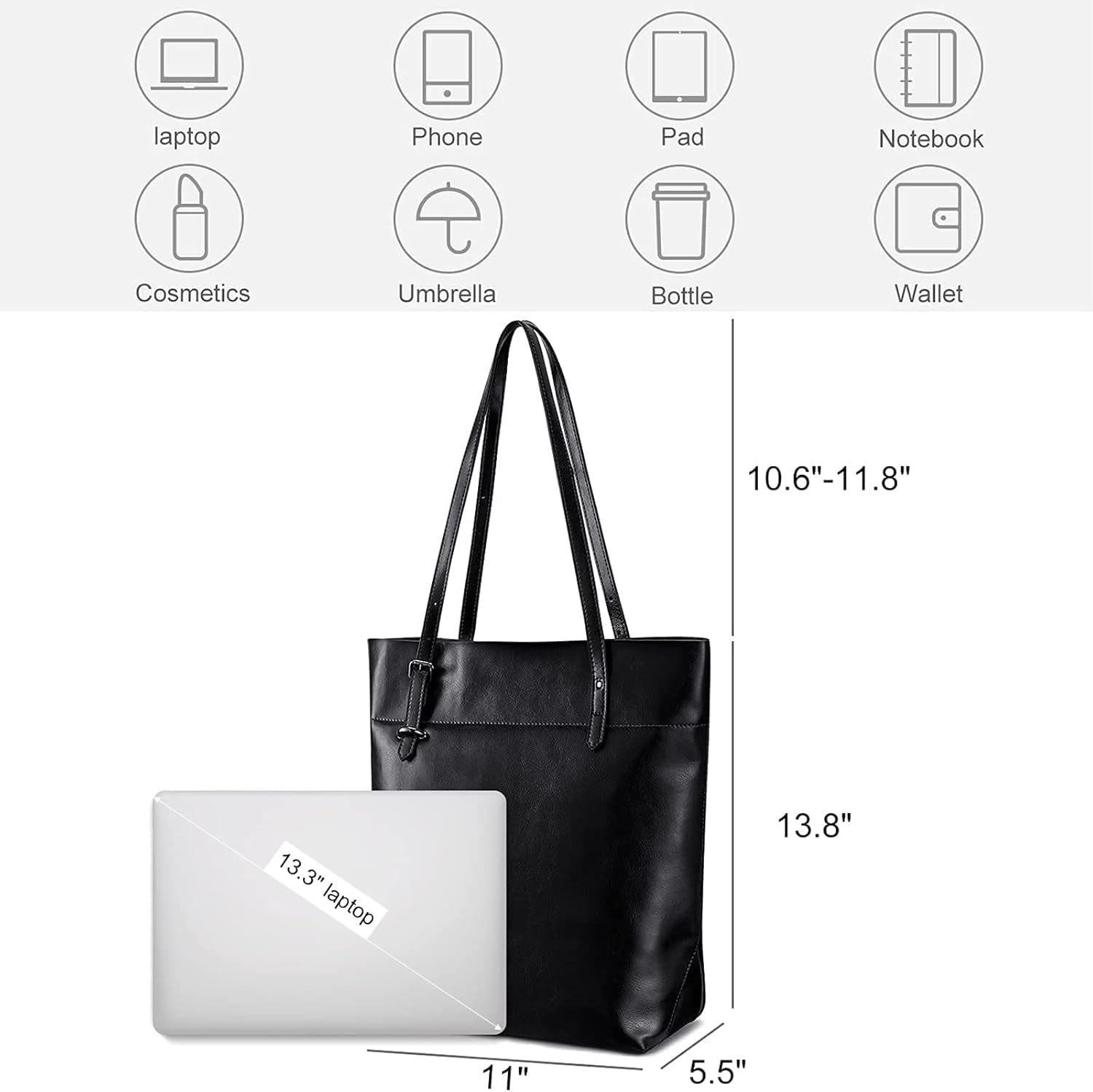 S-ZONE Dames Tote Bag | 28% Korting
