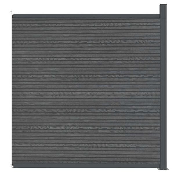 vidaXL Schuttingpaneel HKC Grijs 173x186cm | 47% Korting