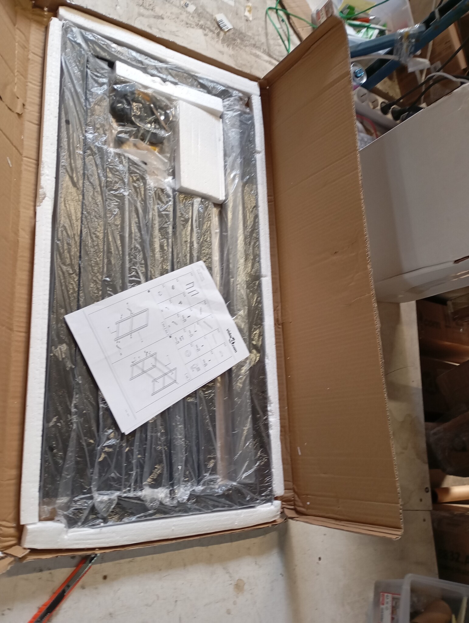 vidaXL Wastafelframe Zwart - 60% Korting!