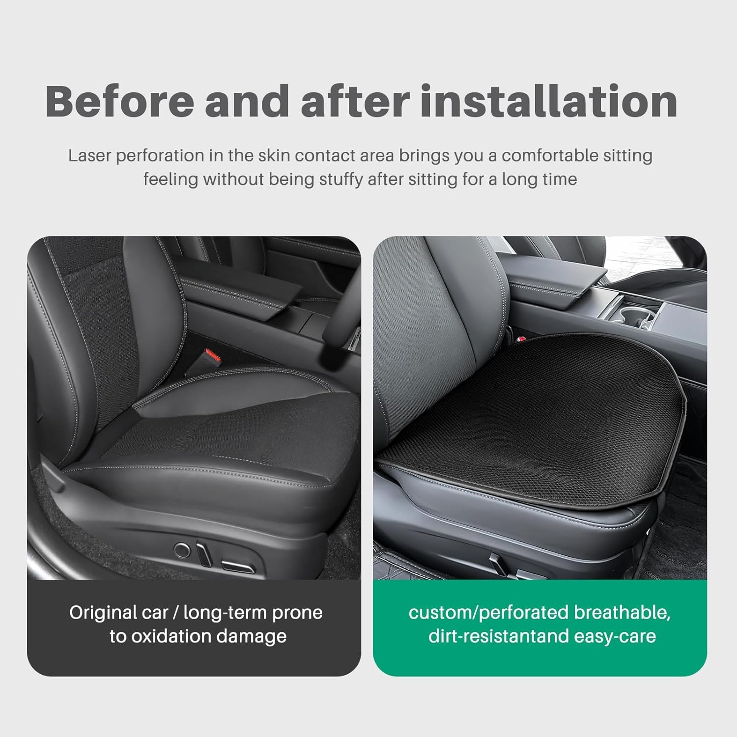 Tesla Model 3 2024 Stoelhoezen (Voor & Achter) - 34% Korting