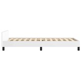 vidaXL Bedframe met hoofdeinde zonder matras 80x200 cm wit