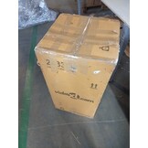 vidaXL Barstoelen 2 st echt leer zwart en bruin