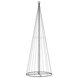vidaXL Kegelkerstboom 732 LED's warmwit 160x500 cm