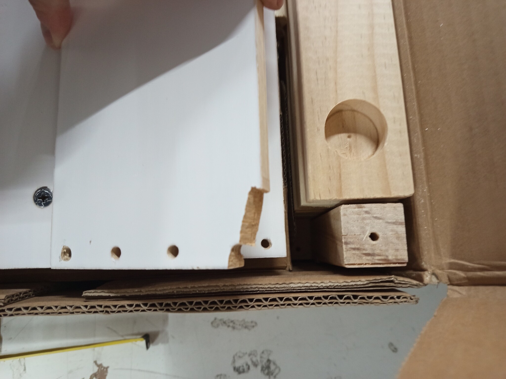 Houten Bedframe Massief Grenen Wit 160x200 cm | -70% Korting