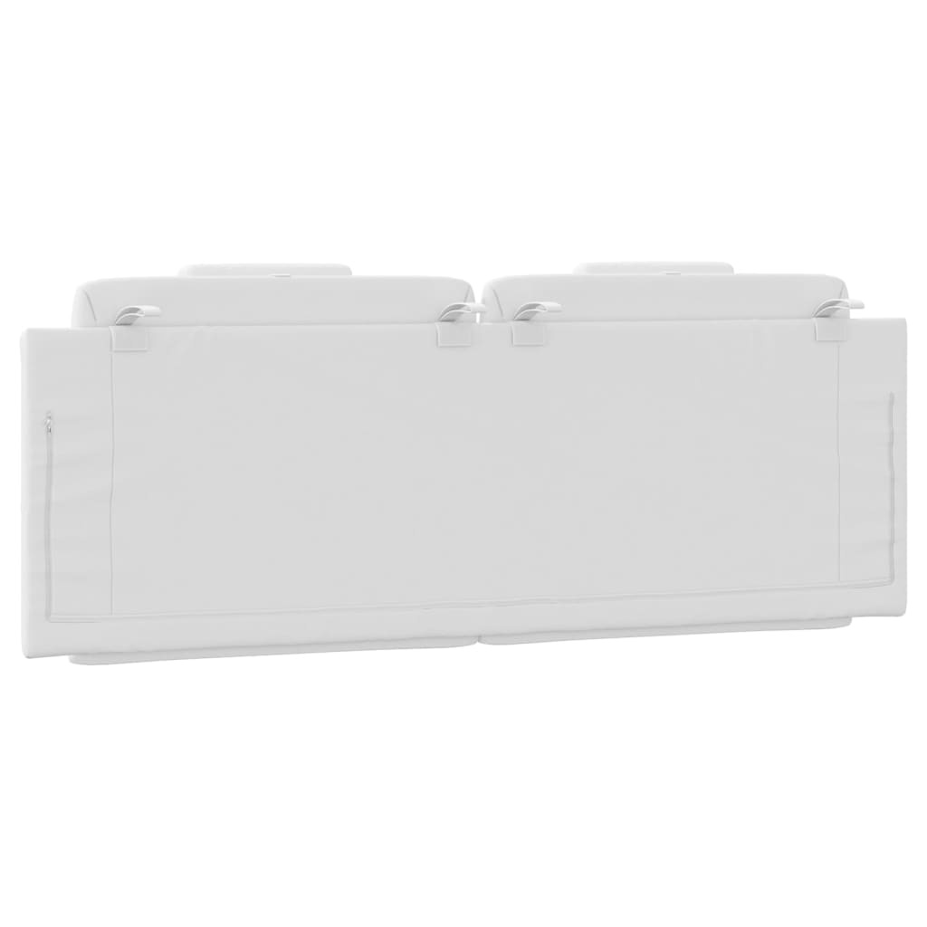 vidaXL Hoofdbordkussen 140 cm Kunstleer Wit - 43% Korting