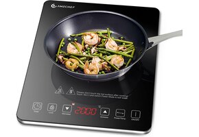 AMZCHEF Inductiekookplaat 2000W - 34% Korting