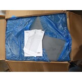 vidaXL Driezitsbank 180 cm fluweel donkergrijs