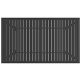 vidaXL Tuintafel 140x80x72 cm staal antraciet