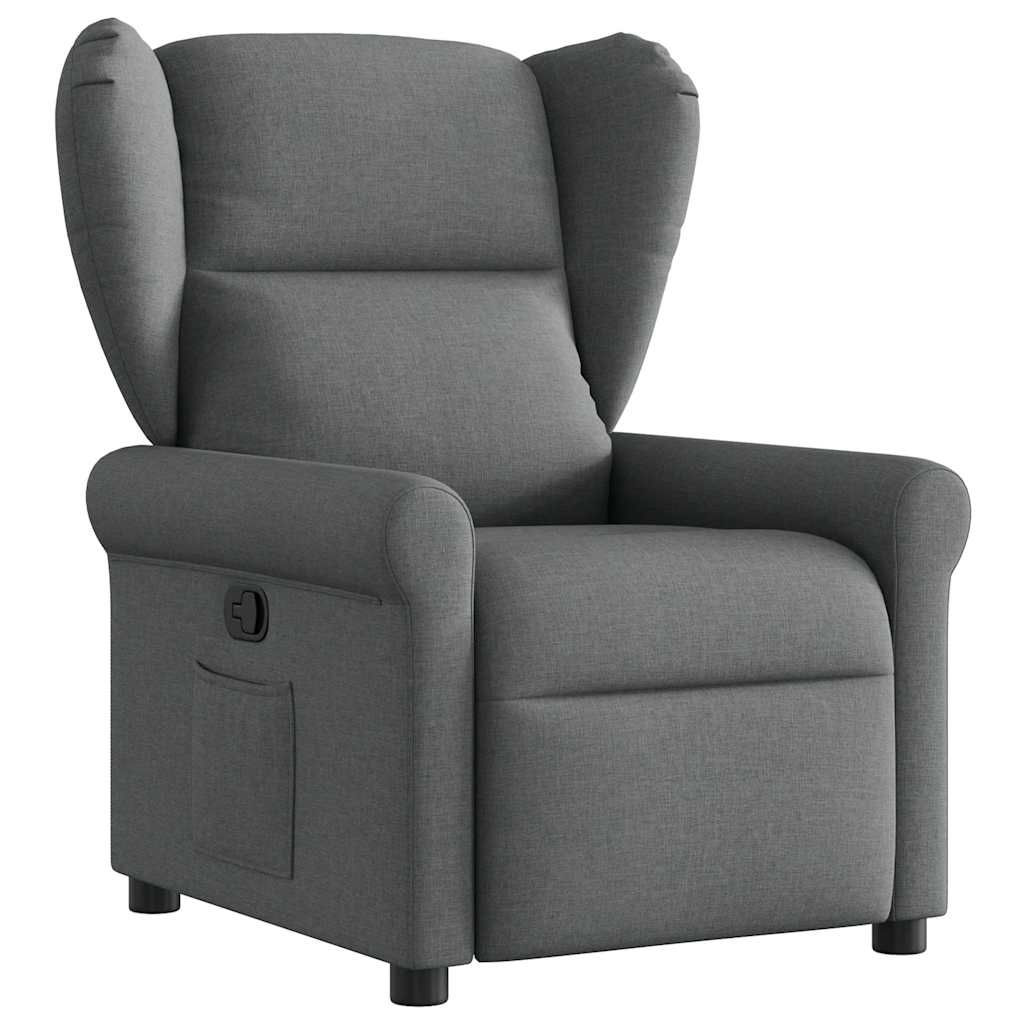 VidaXL Fauteuil Verstelbaar Stof Donkergrijs - 67% Korting!