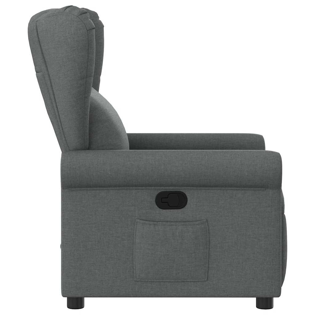 VidaXL Fauteuil Verstelbaar Stof Donkergrijs - 67% Korting!