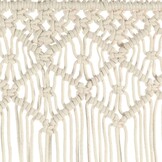 VidaXL Macramé Gordijn Katoen Crème 140x240 cm - 44% Korting
